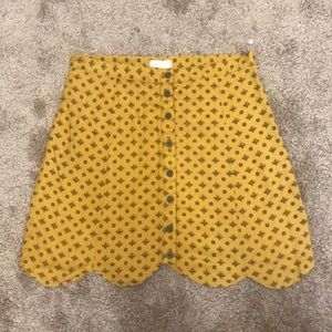 Yellow skirt